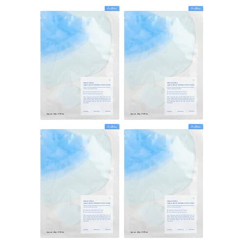 Dr. Althea, Aqua Blue Hydration Beauty Mask, 4 Sheets, 0.99 oz (28 g) Each