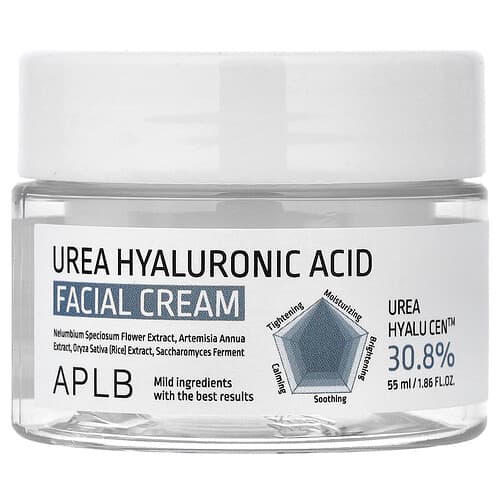 APLB, Urea Hyaluronic Acid Facial Cream, 1.86 fl oz (55 ml)