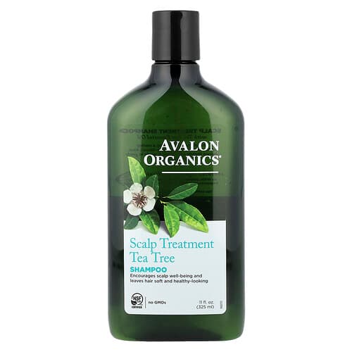 Avalon Organics, Shampoo, Scalp Treatment, Tea Tree, 11 fl oz (325 ml)