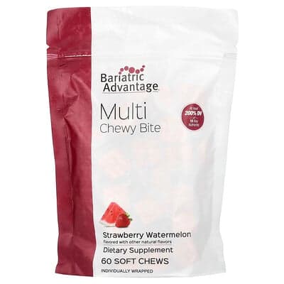 Bariatric Advantage, Multi Chewy Bite, Strawberry Watermelon, 60 Soft Chews