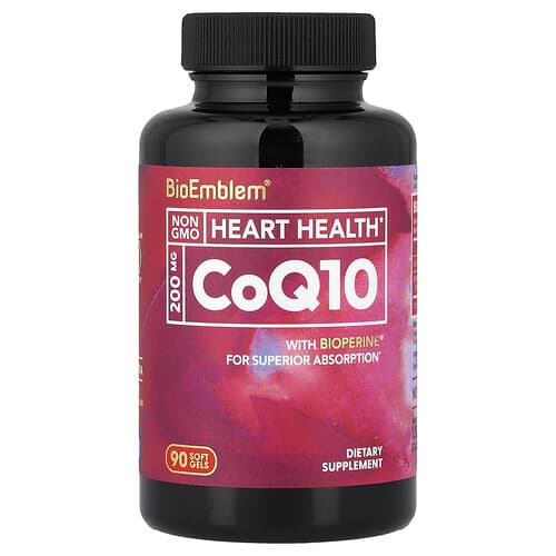 BioEmblem, CoQ10 with BioPerine®, 90 Soft Gels