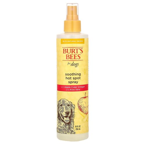 Burt's Bees, Soothing Hot Spot Spray For Dogs with Apple Cider Vinegar & Aloe Vera, 10 fl oz (296 ml)