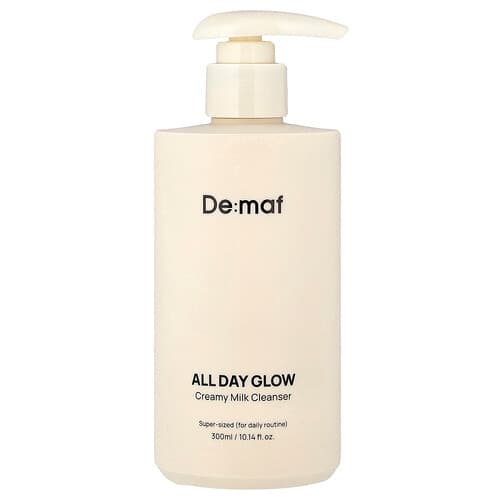 De:maf, All Day Glow, Creamy Milk Cleanser, 10.14 fl oz (300 ml)