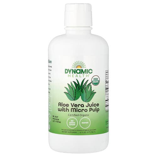 Dynamic Health, Aloe Vera Juice with Micro Pulp, 32 fl oz (946 ml)