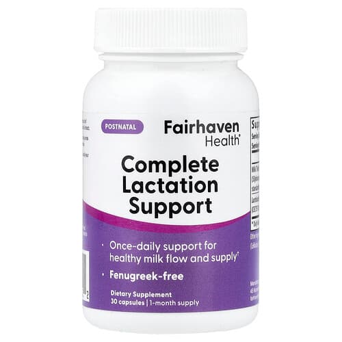 Fairhaven Health, Complete Lactation Support, 30 Capsules