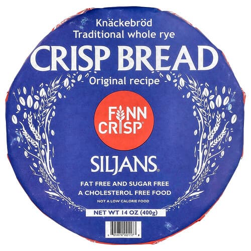 Finn Crisp, Siljans®, Crisp Bread, Original Recipe, 14 oz (400 g)