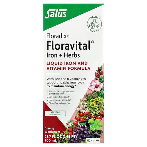 Floradix, Floravital® Iron + Herbs, 23.7 fl oz (700 ml)