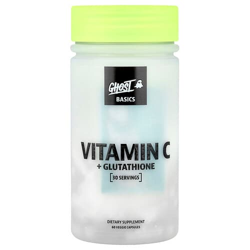 Ghost, Basics, Vitamin C + Glutathione, 60 Veggie Capsules