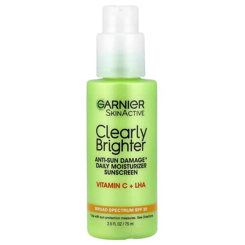Garnier, SkinActive, Anti-Sun Damage Daily Moisturizer Sunscreen, SPF 30, 2.5 fl oz (75 ml)