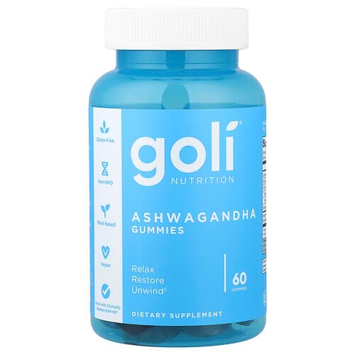 Goli Nutrition, Ashwagandha Gummies, 60 Gummies