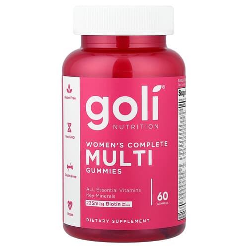 Goli Nutrition, Women's Complete Multi Gummies, 60 Gummies