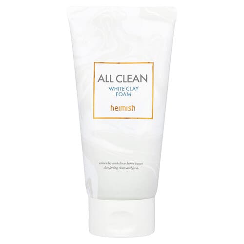 Heimish, All Clean, White Clay Foam, 5.29 oz (150 g)