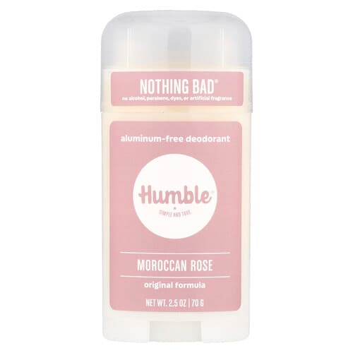 Humble Brands, Aluminum-Free Deodorant, Moroccan Rose, 2.5 oz (70 g)