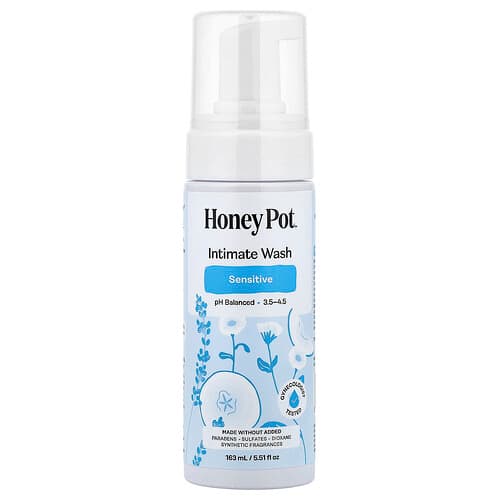 The Honey Pot Company, Intimate Wash, Sensitive, 5.51 fl oz (163 ml)