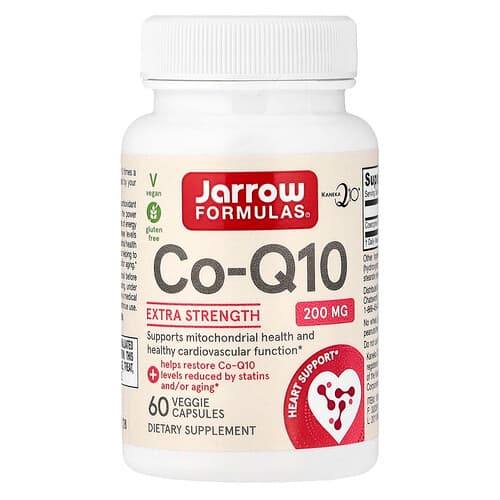 Jarrow Formulas, Co-Q10, 200 mg, 60 Veggie Capsules