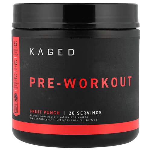 Kaged, Pre-Workout, Fruit Punch, 1.21 lb (546 g)