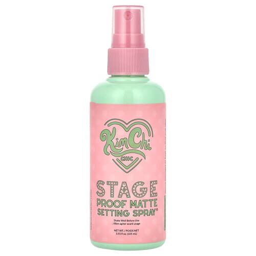 KimChi Chic Beauty, Stage Proof Matte Setting Spray®, 01 Matte Finish, 3.55 fl oz (105 ml)
