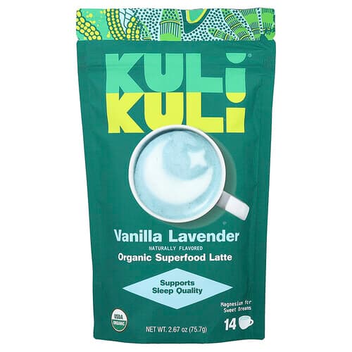 Kuli Kuli, Organic Superfood Latte, Vanilla Lavender, 2.67 oz (75.7 g)