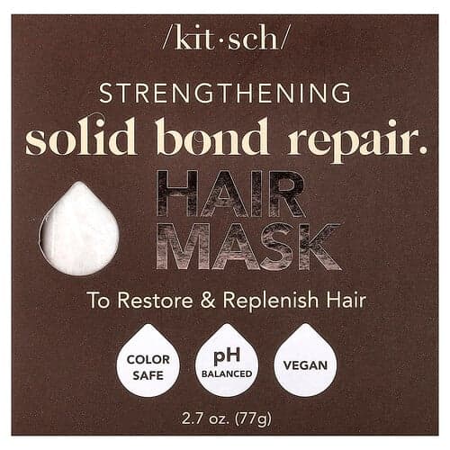 Kitsch, Solid Bond Repair Bar, Hair Mask, Strengthening, Bamboo Flower & Ylang Ylang, 2.7 oz (77 g)