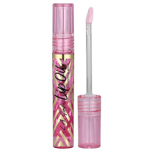 L.A. Girl, Lip Oil, Nourishing Gloss, GLC722 Sheer Strawberry, 0.1 fl oz (3 ml)