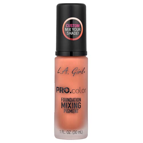 L.A. Girl, PRO.color, Foundation Mixing Pigment, GLM713 Orange, 1 fl oz (30 ml)