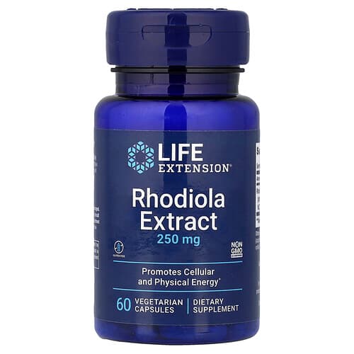 Life Extension, Rhodiola Extract, 250 mg, 60 Vegetarian Capsules