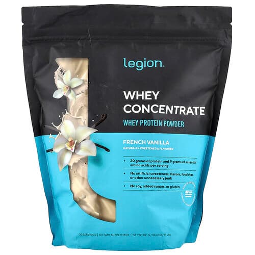 Legion Athletics, Whey Concentrate, Whey Protein Powder, French Vanilla, 1.9 lbs (861 g)