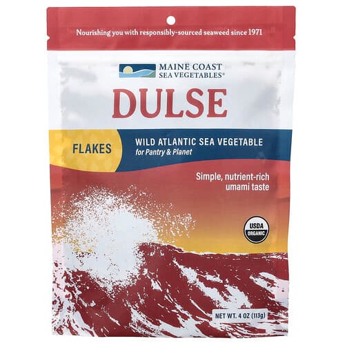 Maine Coast Sea Vegetables, Dulse Flakes, 4 oz (113 g)