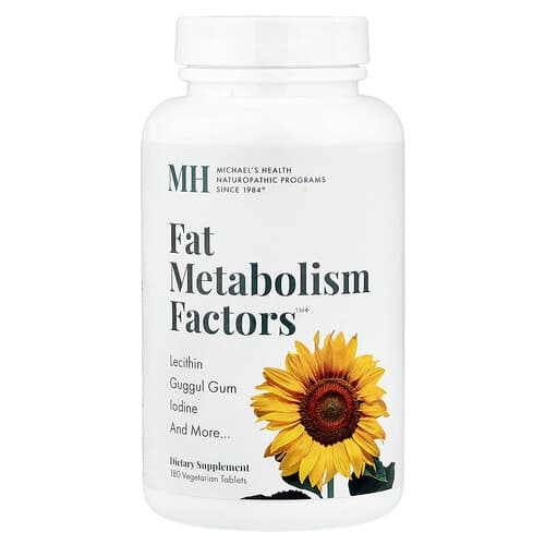 Michael's Health, Fat Metabolism Factors™, 180 Vegetarian Tablets