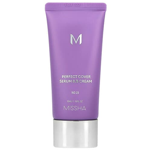 Missha, Perfect Cover Serum B.B Cream, No. 23 Natural Beige, 1.18 fl oz (35 ml)