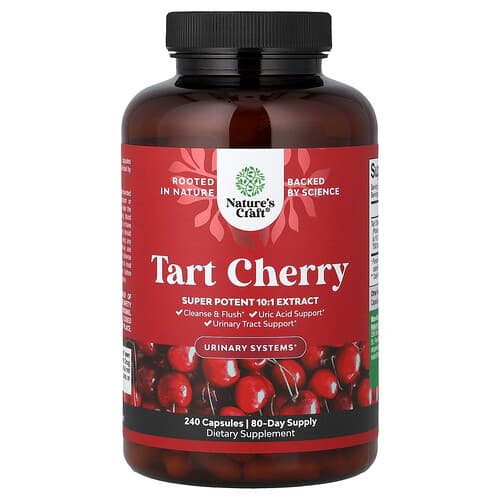 Nature's Craft, Tart Cherry, 240 Capsules (250 mg per Capsule)