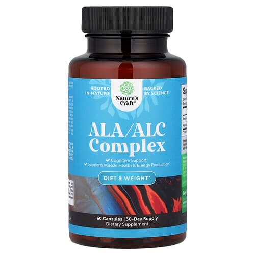 Nature's Craft, ALA/ALC Complex, 60 Capsules