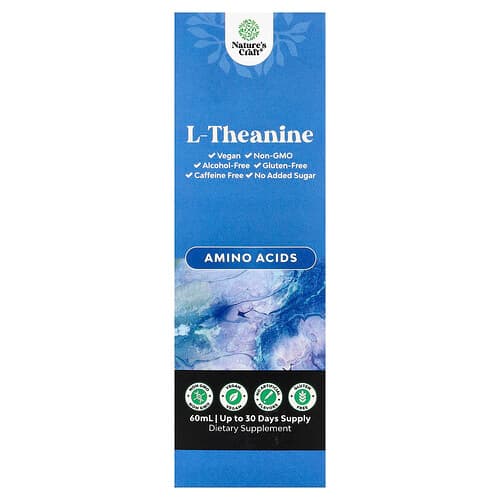 Nature's Craft, L-Theanine, Alcohol Free, 60 ml