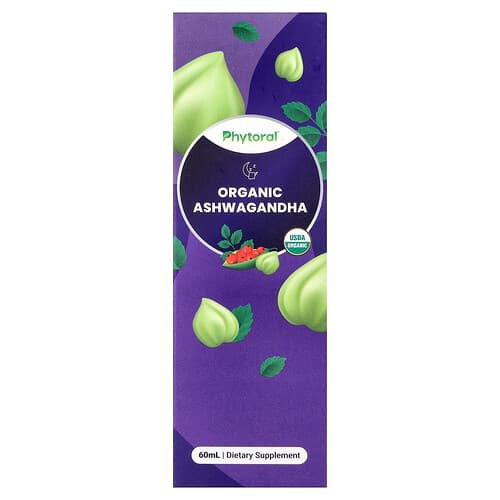 Phytoral, Organic Ashwagandha, 60 ml