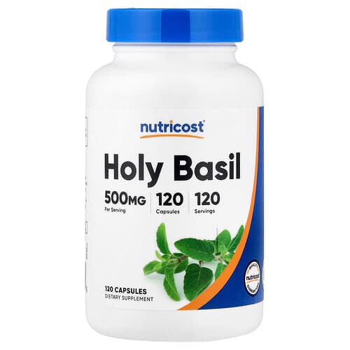Nutricost, Holy Basil, 500 mg, 120 Capsules