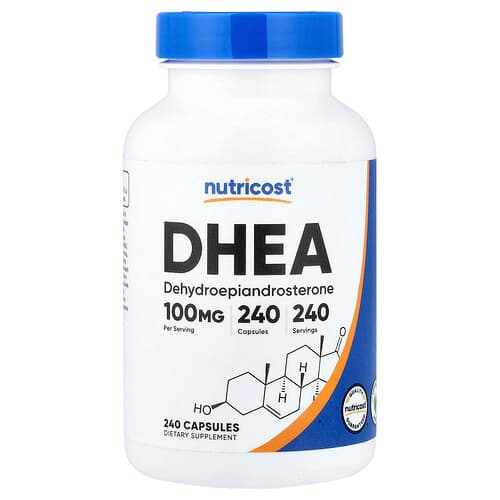 Nutricost, DHEA , 100 mg , 240 Capsules