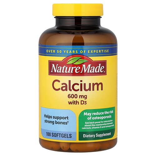 Nature Made, Calcium with Vitamin D3, 100 Softgels
