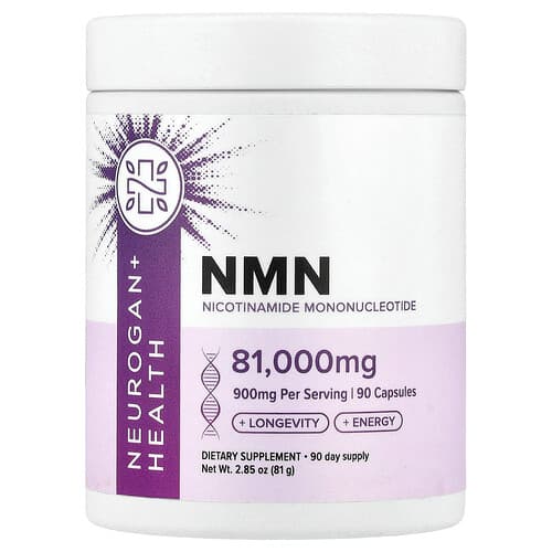 Neurogan Health, NMN, 900 mg, 90 Capsules