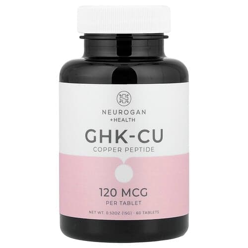 Neurogan Health, GHK-CU Copper Peptide, 120 mcg, 60 Tablets