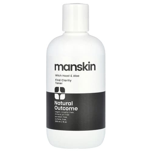 Natural Outcome, Man Skin, Find Clarity Toner, 8 oz (236 ml)