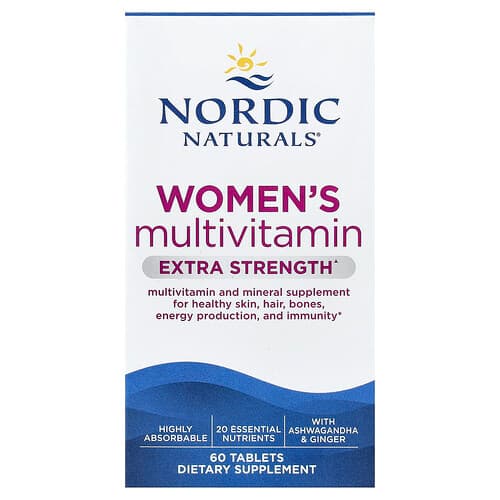 Nordic Naturals, Women's Multivitamin, 60 Tablets