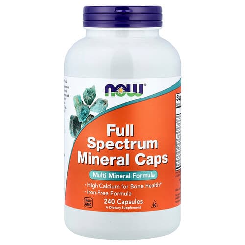 NOW Foods, Full Spectrum Minerals Caps, 240 Capsules