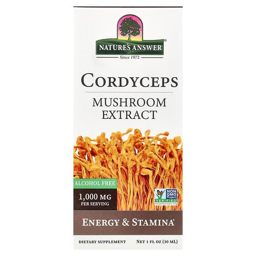 Nature's Answer, Cordyceps, Mushroom Extract, Alcohol Free, 1 fl oz (30 ml)
