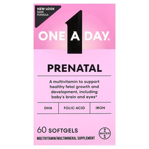 One-A-Day, Prenatal, 60 Softgels