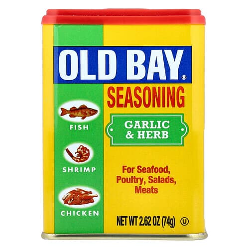 Old Bay, Garlic & Herb Seasoning, 2.62 oz (74 g)