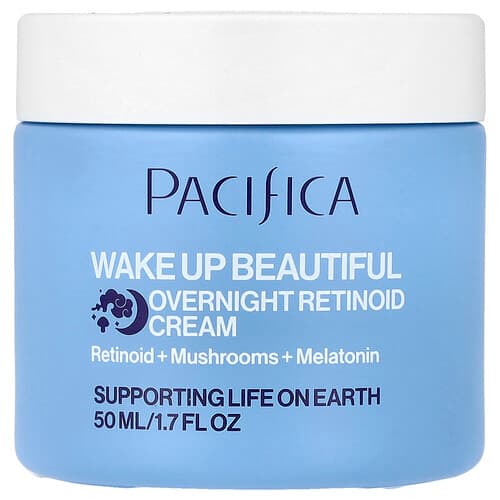 Pacifica, Wake Up Beautiful, Overnight Retinoid Cream, 1.7 fl oz (50 ml)