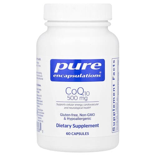 Pure Encapsulations, CoQ10, 500 mg, 60 Capsules