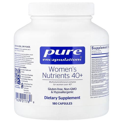Pure Encapsulations, Women's Nutrients 40+, 180 Capsules