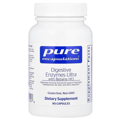 Pure Encapsulations, Digestive Enzymes Ultra With Betaine HCl, 90 Capsules