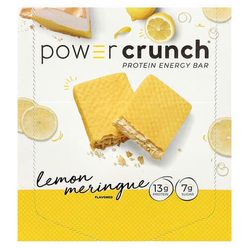 BNRG, Power Crunch®, Protein Energy Bar, Lemon Meringue, 12 Bars, 1.4 oz (40 g) Each
